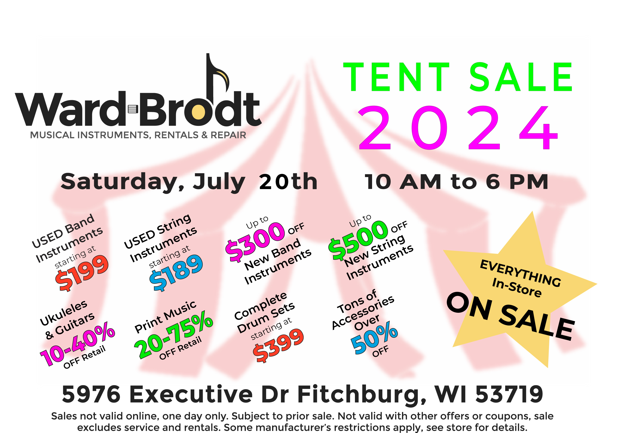 Tent Sale 2024
