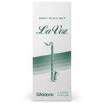 La Voz Bass Clarinet Reeds, Box of 10