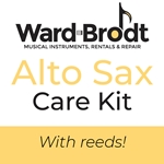 Alto Sax Care Kit with Reeds