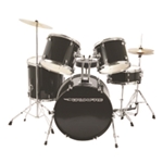 DrumFire Junior Drum Kit - Black