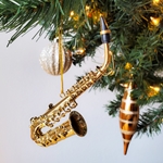 Alto Sax Ornament, 5"