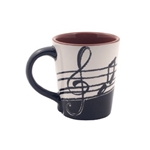 Music Note Latte Mug