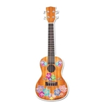 Ukelele w/ Flowers Magnet 4.25"