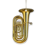 Tuba Holiday Ornament 3"