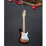 Fender Sunburst Strat 6" Holiday Ornament