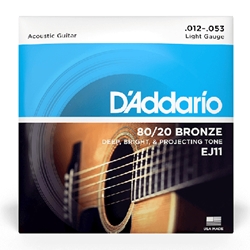 D'Addario Acoustic 80/20 Guitar Lite