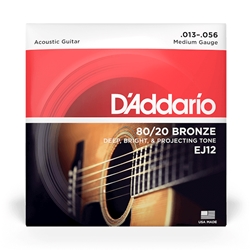 D'Addario Acoustic 80/20 Guitar Med