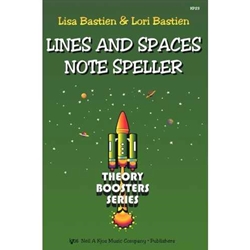 Bastien Theory Boosters - Lines and Spaces Note Speller