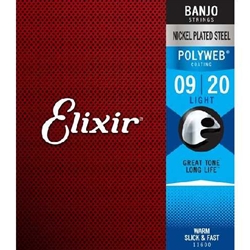Elixir Banjo Strings Med .010-.023