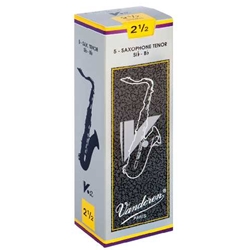 Vandoren V21 Tenor Sax Reeds, Box of 5 (Strength 3)