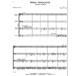 Bossa Novacaine for Percussion Ensemble