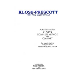Authentic Excerpts from Klose's Complete Method for Clarinet