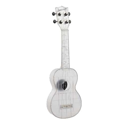 Kala Waterman Frosted Glass Transparent Ukulele