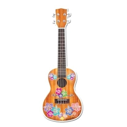 Ukelele w/ Flowers Magnet 4.25"