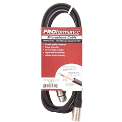 ProFormance Pro Amp Low Z Mic Cable 10ft