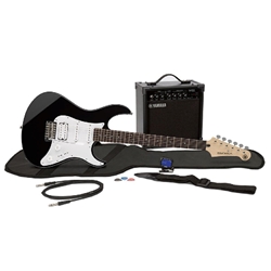 GigMaker Electric guitar package Black