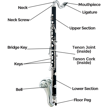 Tenor Saxophone Diagram